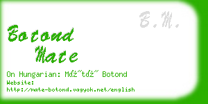 botond mate business card